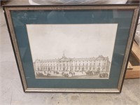 Framed Picture of French Palace Du Capitole