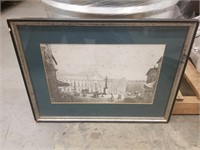 Framed Picture of French Building