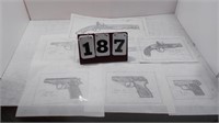 early pistol sketches on velum
