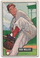 Bob Miller 1951 Bowman Baseball card #220