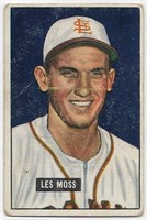 Les Moss 1951 Bowman Baseball card #210