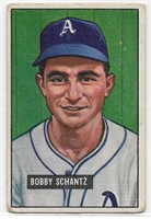 Bobby Schantz 1951 Bowman Baseball card #227