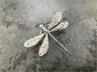 Dragon fly 925 stamped pin