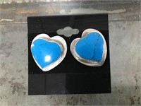 Hearts earrings 925 stamped