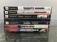 Group of Playstation 2 games