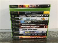 Group of XBOX games