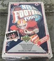 1991 UD NFL Football sealed wax pack box