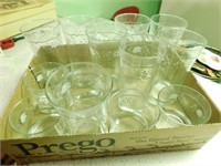 8 WATER & 5 JUICE GLASSES
