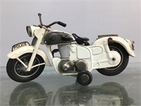 Vintage Bandai Honda tinplate police motorbike