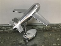 Aluminum airplane desk ornament