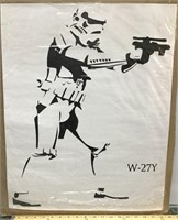 Star Wars Stormtrooper decal 18"x24"