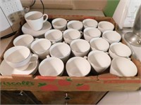 20 CENTERO CUPS AND SAUCERS