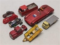 Vintage Toy Car Lot Includes Tootsie Corgi Schuco
