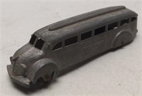 Vintage Tootsie Toy Greyhound Bus 
Measures