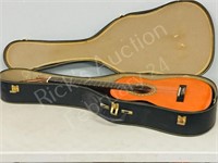 Anjo- 6 string acoustic guitar & hard shell case