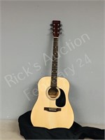 Academy- 6 string acoustic guitar/ soft case