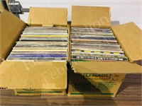 2 boxes of vintage lps- various artists