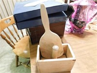 BUTTER MOLD AND SPOON