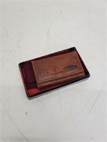 Vtg. GM Valentini Leather Key Wallet