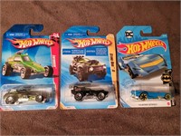 3x New Hot Wheel cars