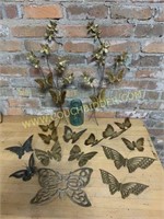 Home Interior brass butterflies and others