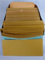 Large Lot of Brown Shipping Envelopes. 11" x 4 34"