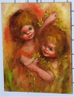 Frederick Kirsch Children. Oil on Canvas