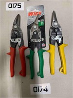 Wiss compound action Snips 3pack