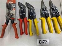 5 pcs Wiss compound Snips and seemer