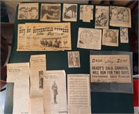 Newspapers-Collection of Vintage Clippings