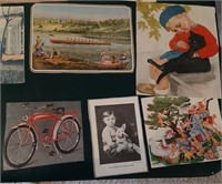 Advertising-26 vintage clippings and prints