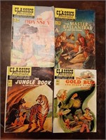 Classics Illustrated-Set of 4 Booklets