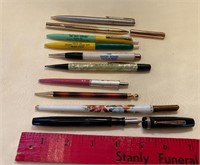Fountain pens,advertising, mechanical lot