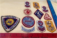 Ice skating cloth patches lot