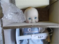 Vintage Kewpie Porcelain Doll w/orig. box