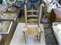 Vintage Doll/Bear High Back Rocking Chair