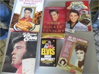 Elvis Presley Books-lot of 6 (2 are recipe books)