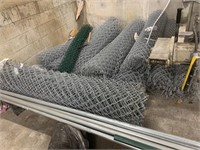 ASSORTED ROLLS OF CHAIN LINK FENCE