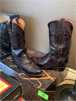 LUCCHESE BOOTS VERY NICE SZ 9D