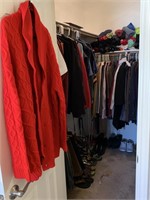 ALL THE CONTENTS OF THE CLOSET / EXCEPT SHOES NOTE
