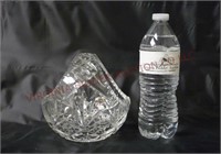 Handcrafted Crystal Handled Basket ~Made in Poland