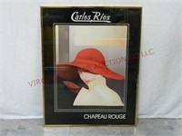 Carlos Rios Chapeau Rouge Framed Print