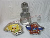 Spongebob, Spiderman & Guitar Wilton Cake Pans