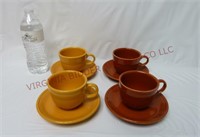 Homer Laughlin Fiesta Cups & Saucers