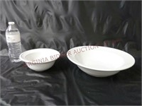 White Essentials Bowls ~ Serving & Individual