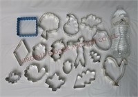 Metal Cookie Cutters ~ Lot of 16