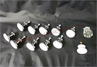 Cabinet Knobs ~ 8 Matching & 2 Individual