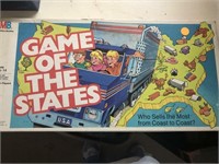 Vintage Milton Bradley Game of the States