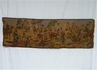 Vintage Fabric Wall Tapestry ~ 5' x 19.5"