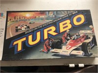 Vintage Milton Bradley Turbo board game